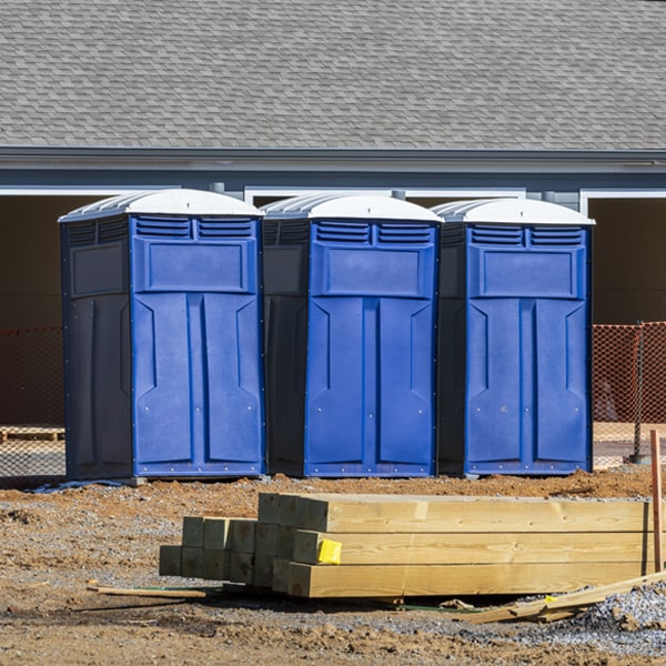 what is the expected delivery and pickup timeframe for the portable restrooms in Troy Michigan
